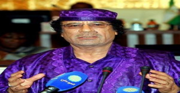 Kaddafi, gaddarlk: i ve d mihraklar(?!)